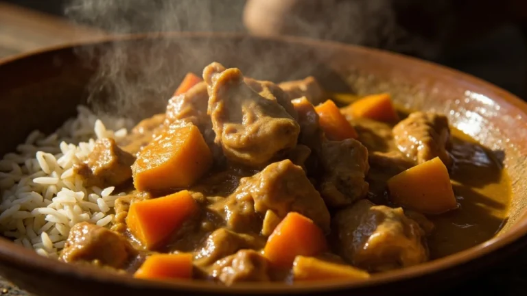 Zimbabwean Chicken and Groundnut Stew with Tomato and Greens