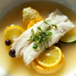 Martinique Citrus and Allspice Poached White Fish