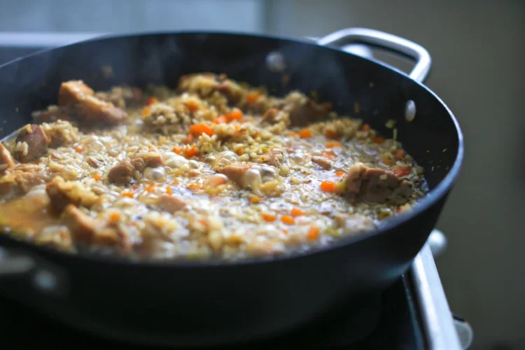Brazilian Lentil and Rice Skillet