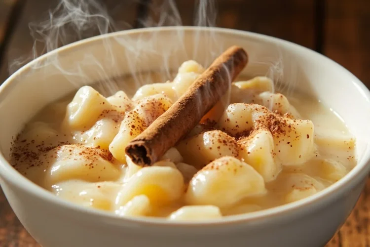 Brazilian White Hominy Pudding
