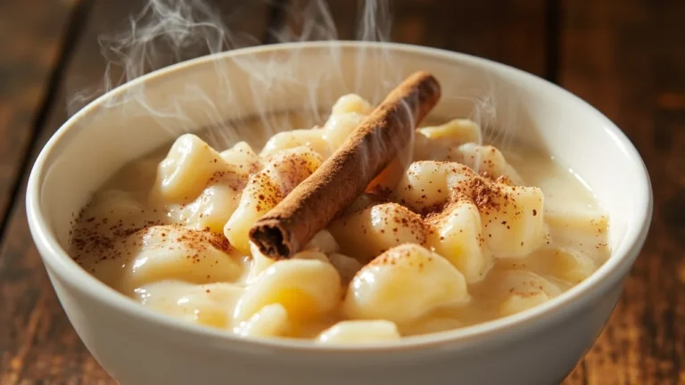 Brazilian White Hominy Pudding