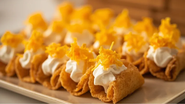 Thai Crispy Crepes with Fluffy Meringue and Golden Egg Yolk Topping