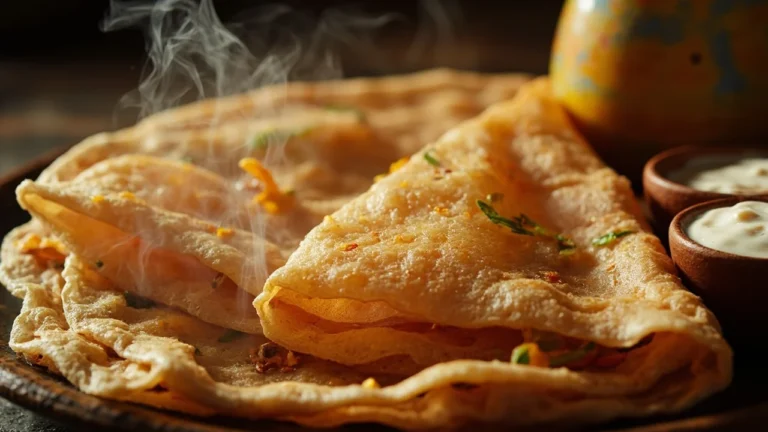 Crispy Onion Semolina Pancake
