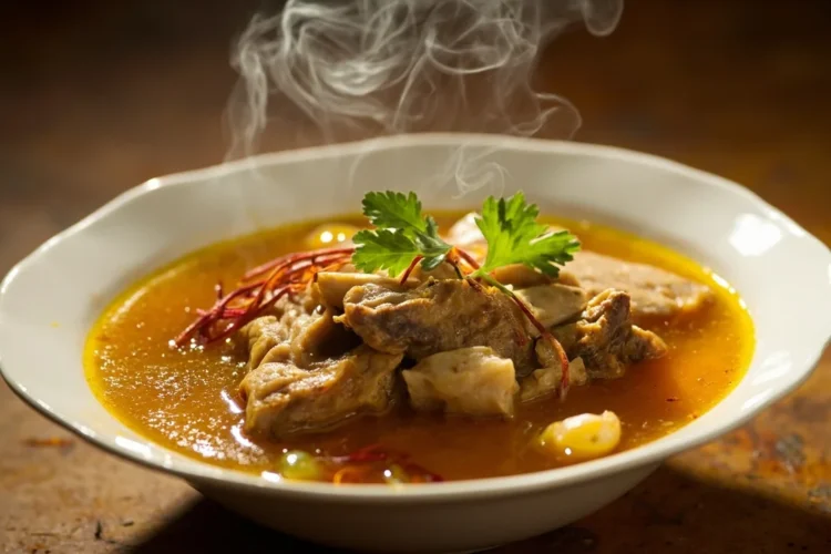 Kashmiri Saffron Lamb Broth