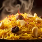 Kashmiri Sweet Saffron Rice Pilaf