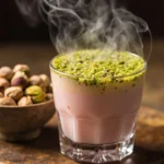 Kashmiri Pink Salt Tea with Pistachios
