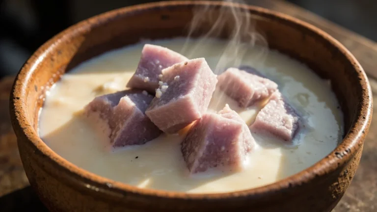 Vanuatu Taro Coconut Pudding
