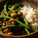 Filipino String Bean Adobo Braise