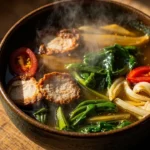 Filipino Sour Pork Belly Soup