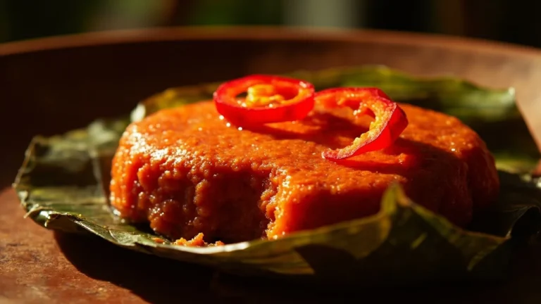 Sierra Leonean Steamed Black-Eyed Pea Pudding