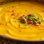 Gujarati Saffron Reduced Milk Dessert