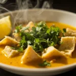 Spiced Lentil Stew with Wheat Pasta Squares (Dal Dhokli)