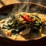 Filipino Taro Leaf Coconut Stew