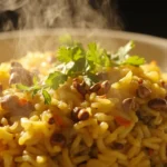 Gujarati Tempered Rice and Lentil Pilaf