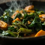 Sierra Leonean Sweet Potato Leaves Stew