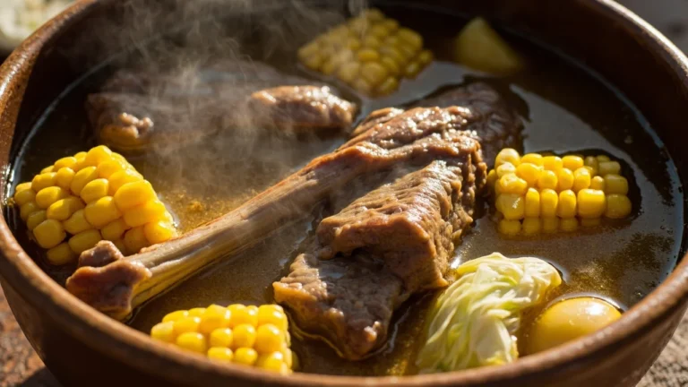 Classic Filipino Beef Shank and Bone Marrow Soup