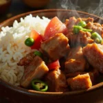 Filipino Pork Belly Stewed in Shrimp Paste