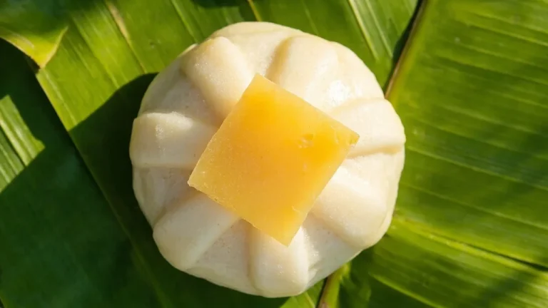 Filipino Steamed Rice Cakes with Cheese