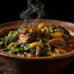 Liberian Potato Greens Stew