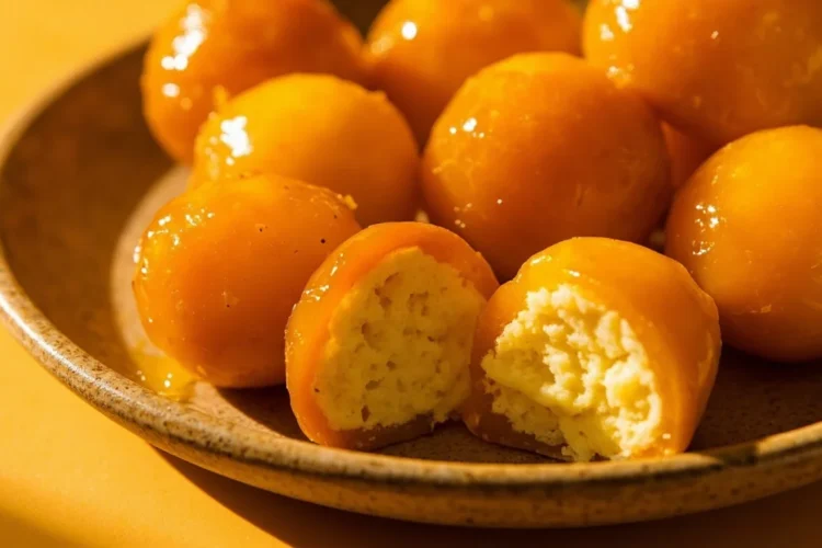 Filipino Caramelized Egg Yolk Sweet Balls