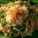 Malaysian Mixed Herb Rice Salad