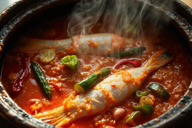 Malaysian Sour and Spicy Fish Stew
