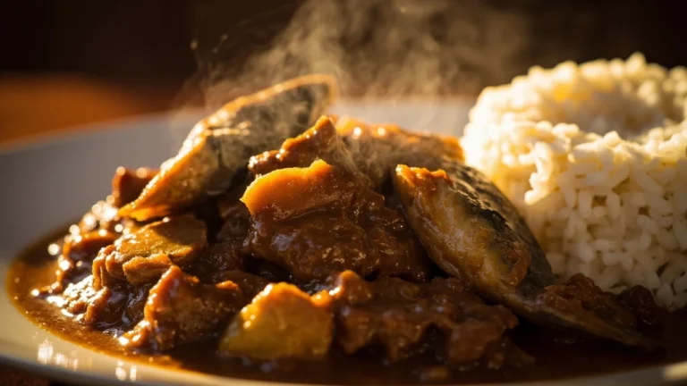 Liberian Beef and Smoked Fish Groundnut Stew
