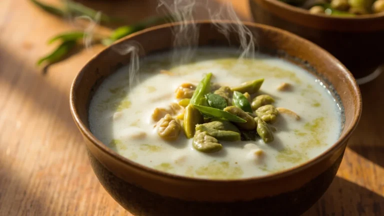 Malaysian Sweet Mung Bean Coconut Porridge