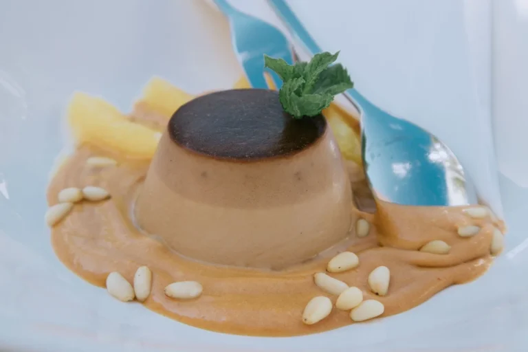 Hojicha Roasted Tea Custard Pudding
