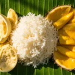 Coconut Sticky Rice with Fresh Durian