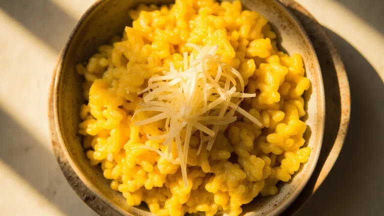 Saffron and Parmesan Risotto (Milanese-Style)