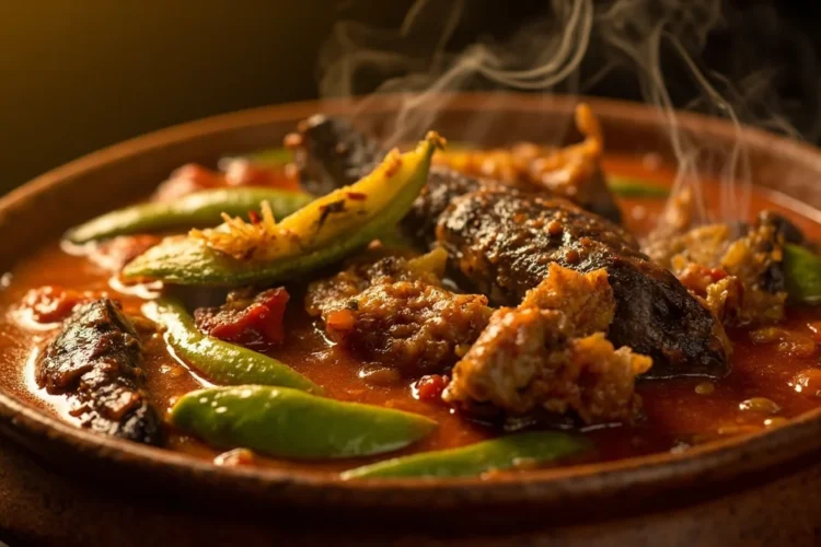 Gambian Okra and Smoked Fish Stew
