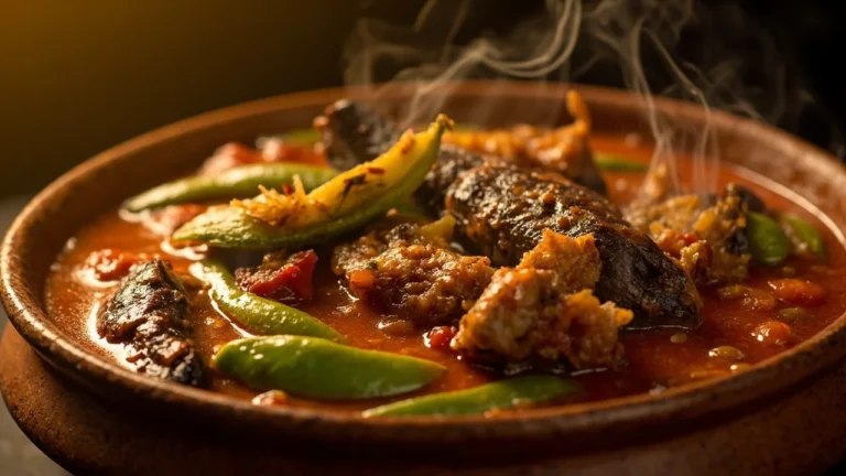 Gambian Okra and Smoked Fish Stew