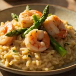 Shrimp and Asparagus Risotto