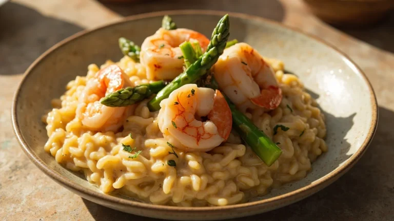 Shrimp and Asparagus Risotto