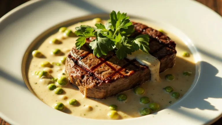 Green Peppercorn Steak