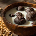 Traditional Niger Millet Balls with Fermented Milk