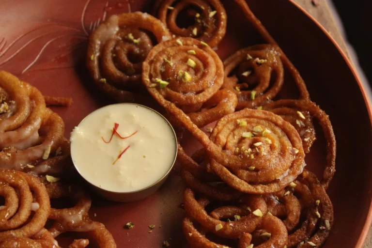 Iranian Saffron Syrup Fritters