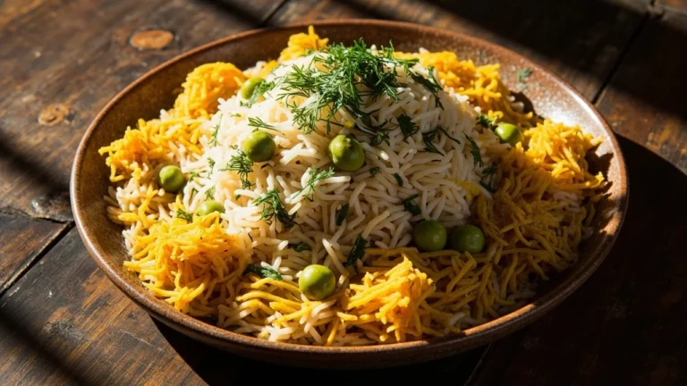 Persian Fava Bean and Dill Rice