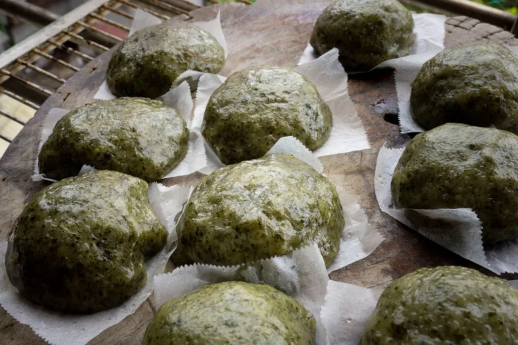 Qing Ming Green Tea Rice Ball