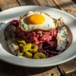 Labskaus Corned Beef Beet Hash