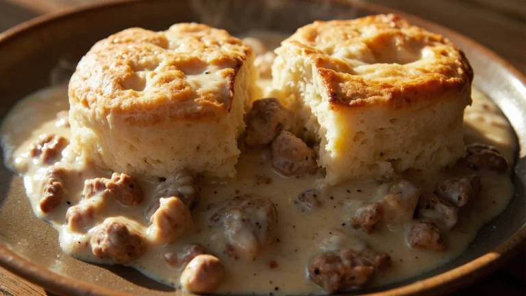 Southern Biscuits and Sausage Gravy