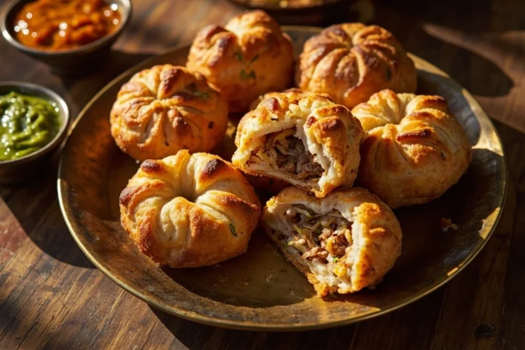 Rajasthani Onion-Stuffed Fried Pastries