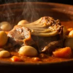 Angolan Beef Tripe and White Bean Stew