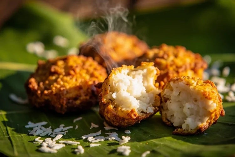 Zambian Coconut Rice Fritters