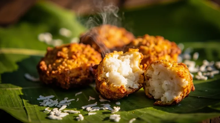 Zambian Coconut Rice Fritters