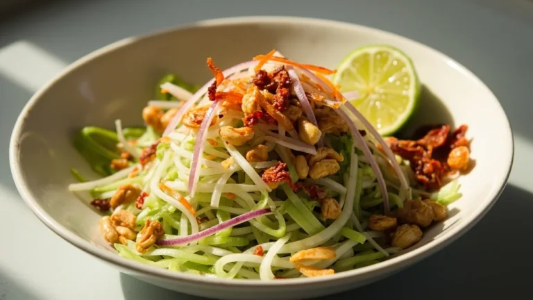 Myanmar Sour Green Mango Salad