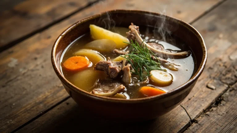 Kazakh Lamb Broth