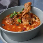 Mexican Chicken Soup with White Beans and Chipotle