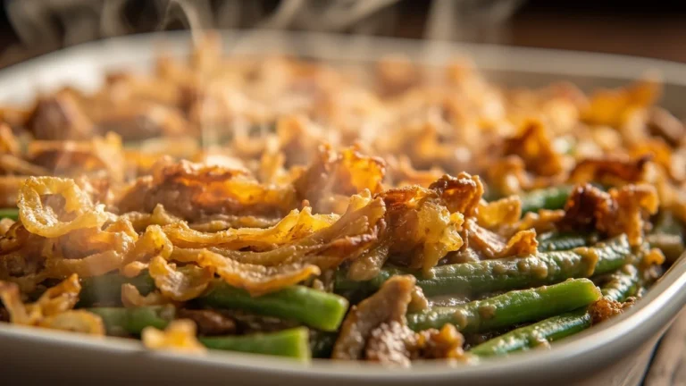 Classic American Green Bean Casserole